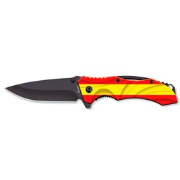 NAVAJA PLEGABLE HOJA 8.5 CM MANGO ABS AMARILLO
