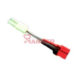 [CZ2830] CONECTOR T-PLUG HEMBRA A TAMIYA PEQ. MACHO ROJO-AMARILLO