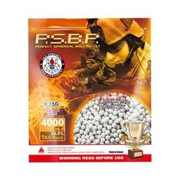 BOLAS 6MM 0.25G 4000 UNIDADES BLANCAS