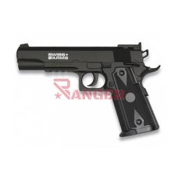 [288708] PISTOLA SWISS ARMS P1911 4.5MM CO2 NEGRA