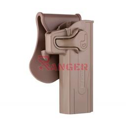 FUNDA PISTOLA RÍGIDA TAN