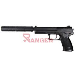 [SG00018] PISTOLA SAIGO DEFENSE SOCOM MK23 C/SILENCIADOR GAS NEGRA