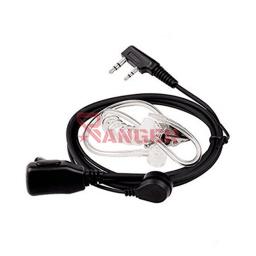 [CZ0945] AURICULAR PTT BAOFENG Y KENWOOD 2 ENDID. NEGRO