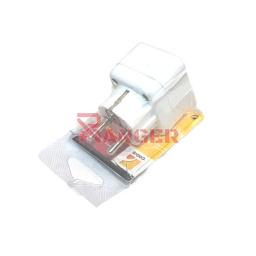 [11152] ADAPTADOR INGLES CARGADOR BATERIA BLANCO