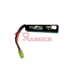 [VLC08] BATERIA VLC-PRO LIPO 7.4V 1100MAH 15C 1STICK NEGRA
