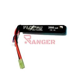 [VLC42] BATERIA VLC-PRO LIPO 7.4V 2000MAH 15C 1STICK NEGRA