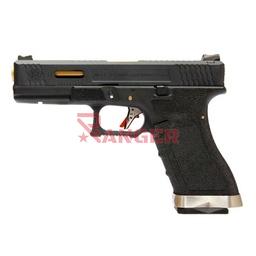 [WE-G001WET-1] PISTOLA WE G17 CUSTOM-1 FULL METAL NEGRA