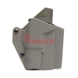 POUCH PISTOLA Y LINTERNA POLIMERO VERDE