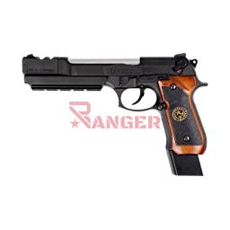 [WEM92SPL1-BR] PISTOLA WE M92 BIOHAZARD EXTENDED METAL NEGRA