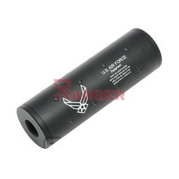 [TB705] SILENCIADOR FMA STUBBY U.S.AIR FORCE 107MM NEGRO