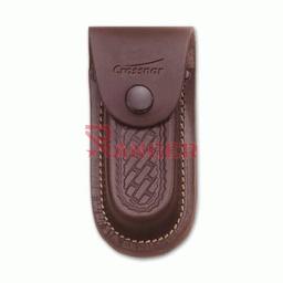 FUNDA NAVAJA CUERO MARRÓN