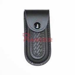 [78386] FUNDA NAVAJA CUERO MED. NEGRA