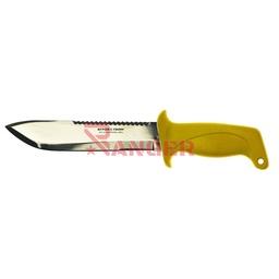 [16116A] CUCHILLO AITOR TIBURON NEGRO-AMARILLO