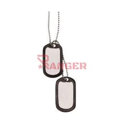 [16311018] CHAPA IDENTIFICACION USA C/SILENCIADOR 2PCS PLATA