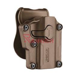 FUNDA PISTOLA RÍGIDA UNIVERSAL TAN
