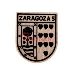PARCHE ZARAGOZA 5 CORAZONES TAN