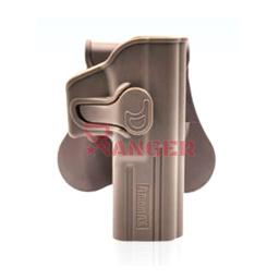 FUNDA RÍGIDA PARA PISTOLA GLOCK 17/22/31 TAN