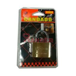 Candado metálico 38 mm Dorado