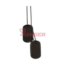 [16311002] CHAPA IDENTIFICACION USA C/SILENCIADOR 2PCS NEGRA