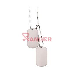 [301191] CHAPA IDENTIFICACION USA 2PCS PLATA