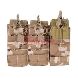 [69816-PA] POUCH CARGADOR TRIPLE PIELCU MOLLE CORDON PIX. ARIDO