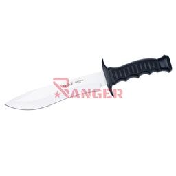 [85-181] CUCHILLO MUELA ZAMAK PUÑO GOMA NEGRO