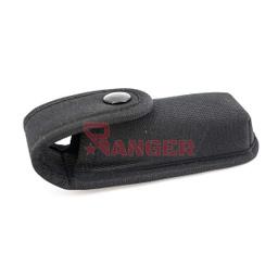 [69602] POUCH CARGADOR CORDURA C/TAPA NEGRO