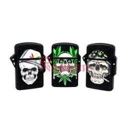 [177782/40804250] MECHERO SOPLETE CALAVERAS NEGRO
