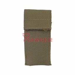 [130386] FUNDA NAVAJA LONA MILITAR VERDE