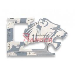 [39047] TARJETA MULTIHERRAMIENTA BARBARIC TIGRE PLATA