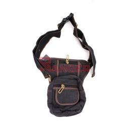BOLSO PIERNA BOXIN CANVAS PESPUNTES PEQUEÑO
