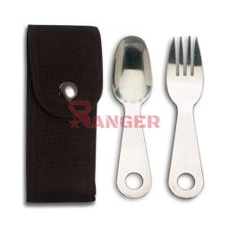 [IW-6050-BK] CUBIERTO CUCHARA TENEDOR IMMORTAL C/FUNDA NEGRO