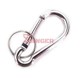 [300358-SV] MOSQUETON LLAVERO GR. M255 8CM PLATA
