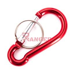 [300543-RD] MOSQUETON LLAVERO PEQUEÑO M150 5CM ROJO