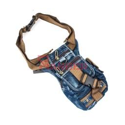 BOLSO PIERNA CANVAS GRANDE VAQUERO AZUL