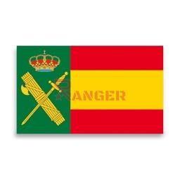 [09970] PEGATINA ABULTADA BARBARIC 1PCS GUARDIA CIVIL