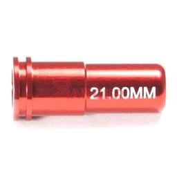[MX-NOZ2100AL] NOZZLE O-RING DOBLE MAXX MODEL 21MM CNC ALUMINIO ROJO