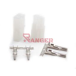 [16766A] CONECTOR T-PLUG MACHO TAMIYA TAPON ASG MACHO/HEMBRA BLANCO