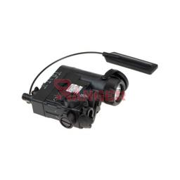 [AZ29008] LINTERNA TACTICA WADSN DBAL-EMKII LASER VERDE CON IR NEGRA