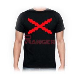 CAMISETA IMMORTAL CRUZ BORGOÑA NEGRA