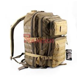 MOCHILA TÁCTICA 36L MOLLE 4 BOLSILLOS ACOLCHADA ESPUMA EVA AJUSTE DE VOLUMEN TAN