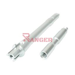 [BD-0575S] CAÑON EXTERNO M4 C/PROLONGADOR BIG DRAGON PLATA