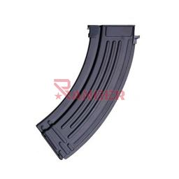 [CYM-05-001155-00] CARGADOR FUSIL AK74 MID-CAP 120RDS METALICO NEGRO