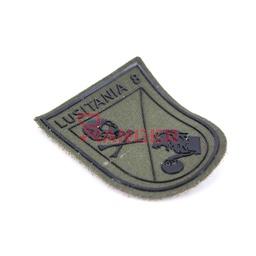 PARCHE CALAVERA CON VELCRO VERDE