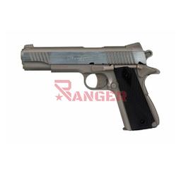 [438305] PISTOLA THOMPSON 1911 4.5MM CO2 PLATA-NEGRA