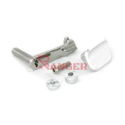 [AIP001-MH2-S] AIP STAINLESS SLIDE STOP WITH THUMBREST HI-CAPA 5.1/4.3 SILVER