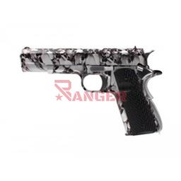 [AW-NE2101] PISTOLA AW CUSTOM 1911 NE2101CALAVERAS FULL METAL NEGRA-BLANCA