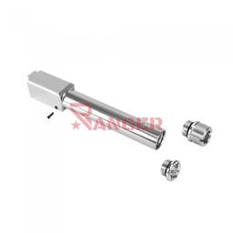 [L78947] CAÑON EXTERNO ROSCADO LAYLAX/NINE BALL GLOCK 17 UMAREX NON RECOILING PLATA