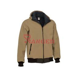 CHAQUETA SOFTSHELL BLUMMER CAPUCHA BORREGO TAN