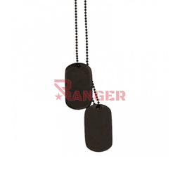 [301190] CHAPA IDENTIFICACION USA 2PCS NEGRA